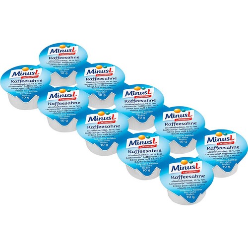 Minusl kaffeesahne 200x - minusl®, 10