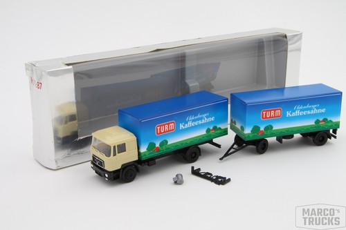 Herpa man f90 kofferhängerzug - herpa,