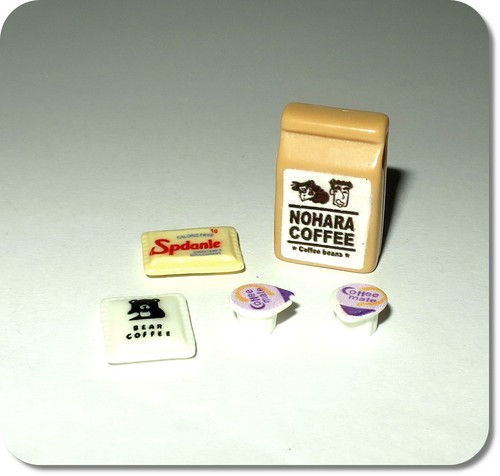 Miniatur kaffee kaffeepulver - miniatur, kaffee,